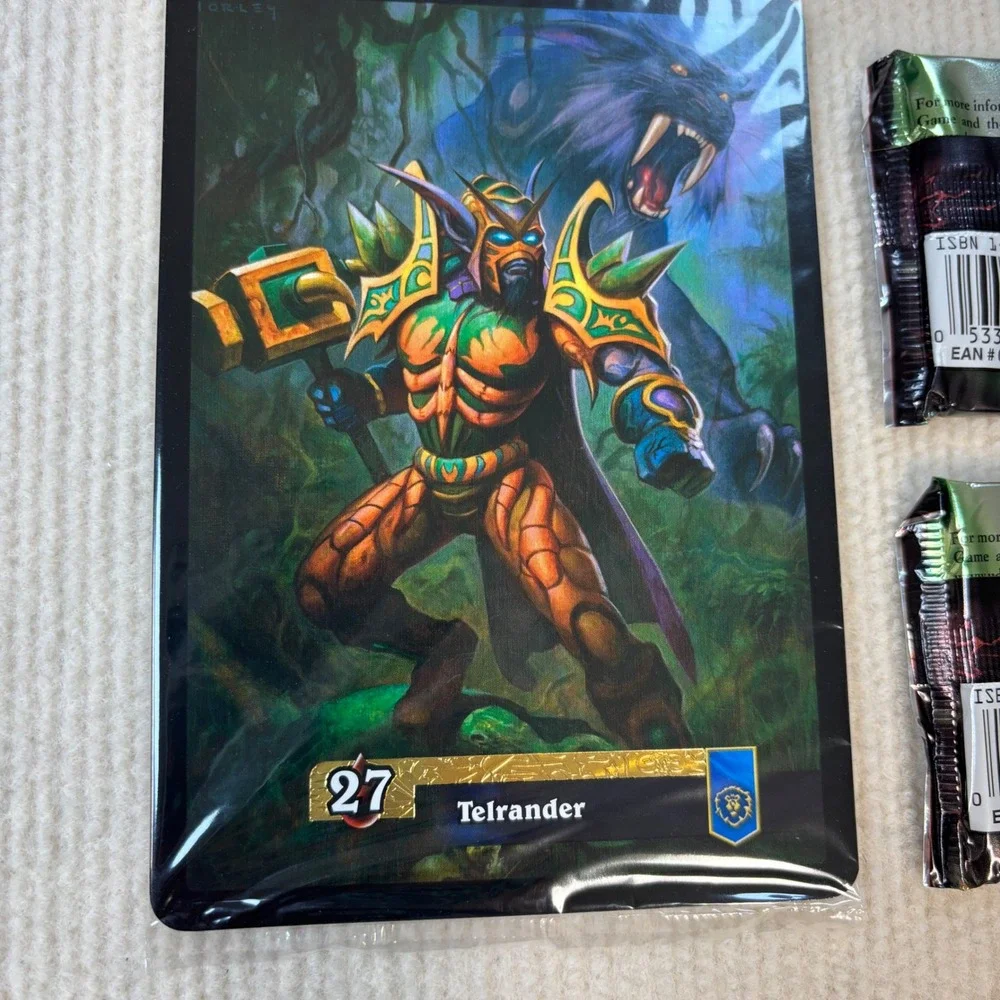 World of Warcraft Through the Dark‎ Portal 2 Sealed Packs & Oversized Hero Card
